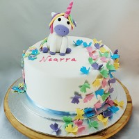 Unicorn Butterfly Cake